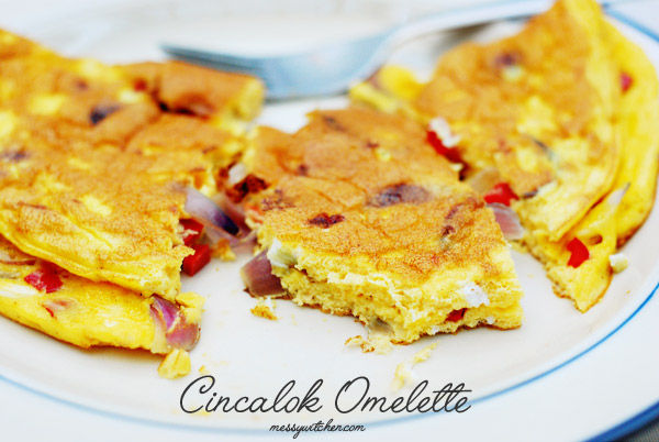 Cincalok Omelette
